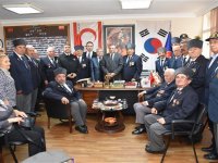 Kaymakam Çalışır, gazileri ziyaret etti