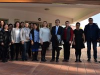 Kaymakam Yücel, Karşıyaka Okulları Orman Eğitim Alanı’nda incelemeler yaptı