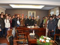 Kaymakam Yücel'den yabancı öğrencilere kamu yönetimi dersi