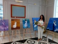 ''Kelebek Olmalıydık'' resim sergisi açıldı.