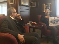 Kerem Ali Sürekli, başkan Akpınar’ı ziyaret etti