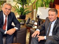 Kocaoğlu, İzmir Emniyet Müdürü Aşkın'ı ağırladı