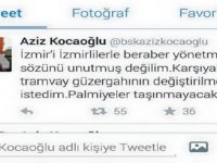 Kocaoğlu: Karşıyaka'da ağaç taşınmayacak, güzergah değişecek...