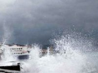 Körfezde vapur seferleri durduruldu...