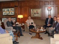 KSK Başkanı Büyükkarcı, Selçuk Yaşar’ı ziyaret etti