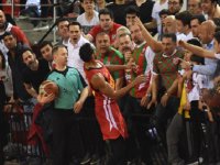 Maçta Murcia'lı oyuncuya müdahale eden seyirciye işlem yapıldı