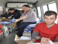 MaviBahçe'deki kan bağışına yoğun ilgi