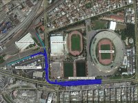 Metro vagonları için yer altı otoparkı 