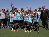Minik futbolculardan ''büyük'' mesaj