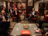 Monaco Başbakanı Karşıyaka Belediyesi'ni ziyaret etti