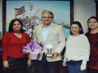 Mürşide Altın Çubuk Ortaokulu'ndan başkan Akpınar'a teşekkür...