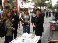 Neriman Fidan halkın içinde çalışmalarına devam ediyor