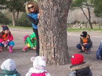 Orman eğitim alanında çiçekler açmaya başladı...