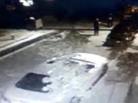 Otomobilini çalan hırsızları sosyal medyada yayınladı...