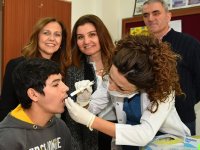 Özel öğrencilerin diş sağlığı kontrol altında