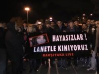 Özgecan'ın öldürülmesine Karşıyaka'da kornalı protesto