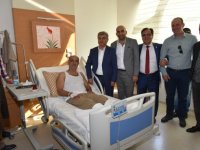 Özlenen tablo hastanede yatan Alabay’ı ziyarette gerçekleşti