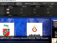 Pınar Karşıyaka-Galatasaray Odeabank maçı Eurocup sitesinde manşet!