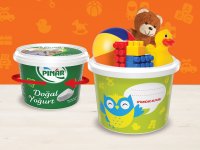 Pınar Yoğurt ambalajları oyuncak kutusuna dönüşüyor