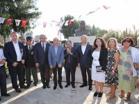 Rauf Denktaş büstü açıldı...