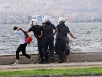 SAÇ ÇEKEN POLİSLER YARGI ÖNÜNE ÇIKTI