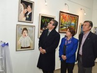 Şehit oğlu için açtığı ''Bütün renklerim sana çıkıyor'' resim sergisi duygulandırıyor