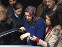 Şehit Polisin eşi gözyaşları içinde hastaneden ayrıldı