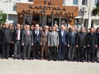 Şehit Savcı Kiraz'a Karşıyaka'da saygı duruşu