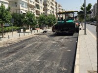 Şehitler Bulvarı asfaltlanıyor...