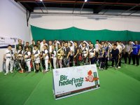 Spor sahalarında bayram coşkusu