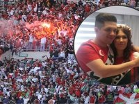 Statta tanıştılar, formayla evlendiler