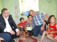 Suriyeli Küçük Ahmet ve ailesine Delican' dan şefkat eli