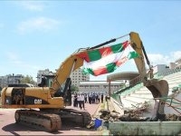 TOKİ başkanı Karşıyaka Stadı çalışmalarını inceledi