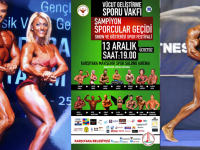 Vücut geliştirmecilerden muhteşem gösteri