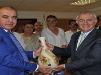 Yüksel’den Delican’a destek ziyareti