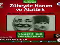 ''Zübeyde Hanım ve Atatürk'' konferansı, Çarşı Kültür Merkezi'nde