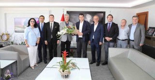 Demokrat Parti Genel Başkanı Uysal'dan Ali Engin'e ziyaret