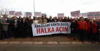 Güzelbahçe’de imar rantı protestosu