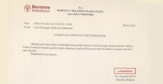 Bornova Belediyesi'nden KSK'ye stat jesti...