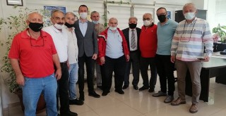 Amatörler, Spor Daire Başkanı Orhunbilge'yi ziyaret etti