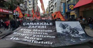 Halkın Kurtuluş Partisi'nden Karşıyaka'da 18 Mart yürüyüşü