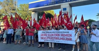 TKP İzmir'den GDZ Elektrik önünde eylem