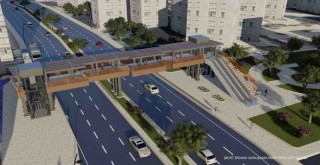 Yeni Girne Caddesi’ne iki yeni yaya üst geçidi