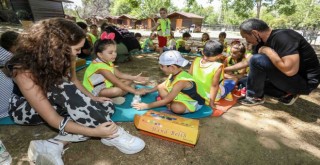 Minikler doğada eğlenerek öğrendi