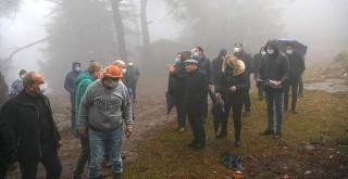 Tunç Soyer Yamanlar Dağı'nda incelemeler yaptı...