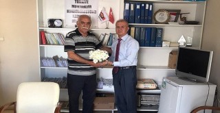 Müftü Güler'den muhtar Pusat'a geçmiş olsun ziyareti