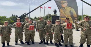 Temsili törende yemin ederek terhis oldular