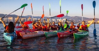 Karşıyaka Belediyesi kano kiralamaya başladı