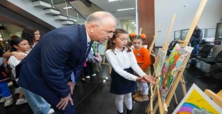 Gaziemirli çocuklar su krizine dikkat çekti