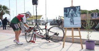 Bisikletçi Zeynep Aslan'ı andılar...